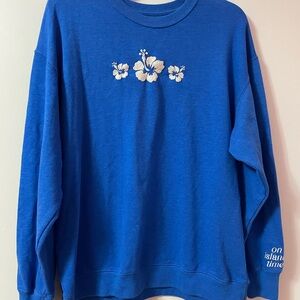 Hollister Blue Crewneck Sweatshirt